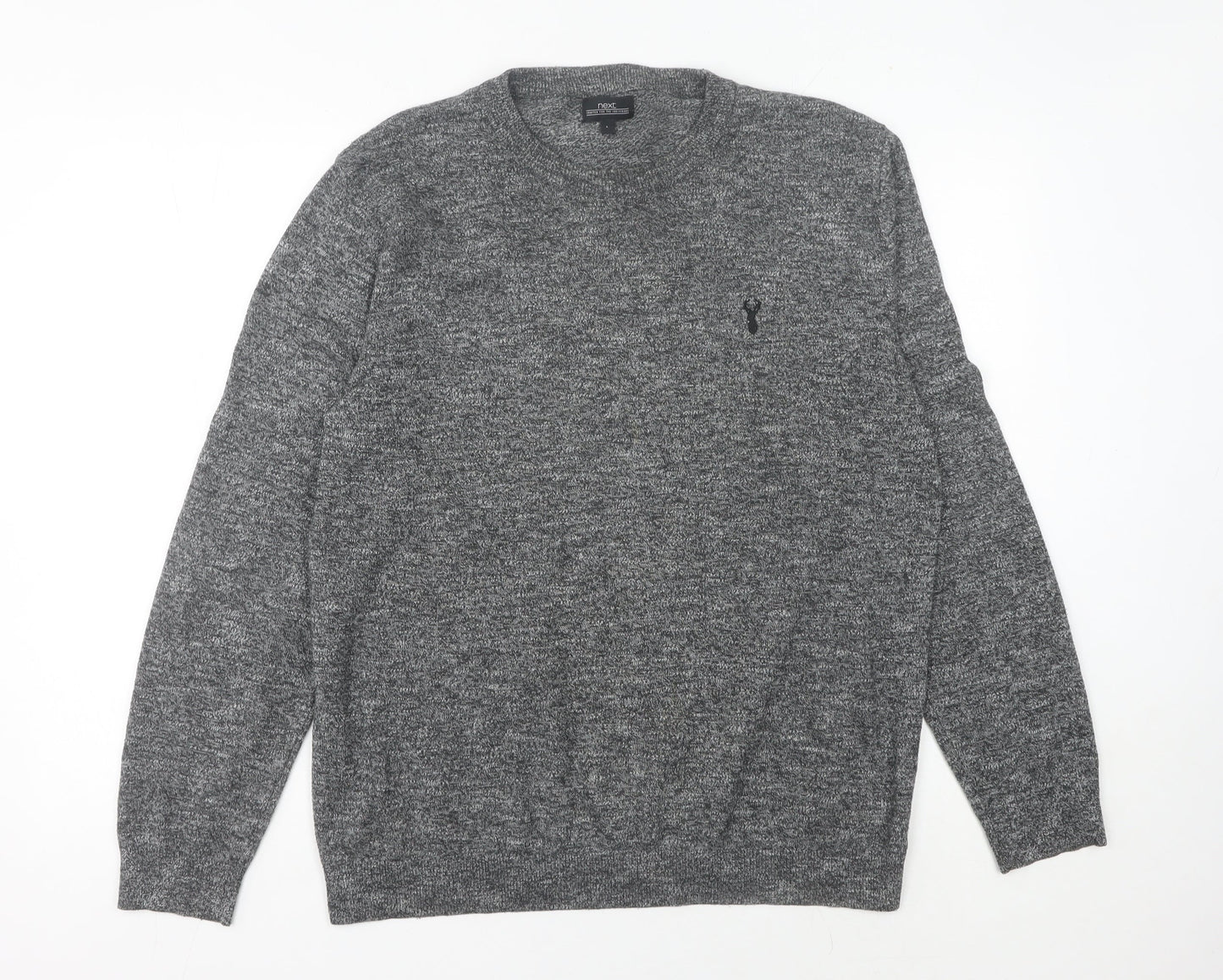 Next Men's Grey Pullover Jumper Size L