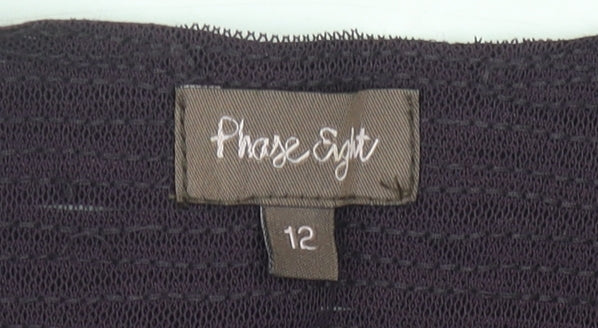 Womens UK Size 12 Phase Eight Purple Cardigan Jumper