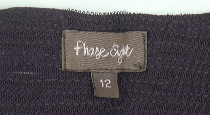 Womens UK Size 12 Phase Eight Purple Cardigan Jumper