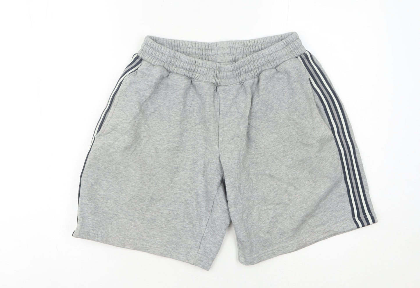 Rhino Skin Men's Grey Sweat Shorts M Elastic Waist