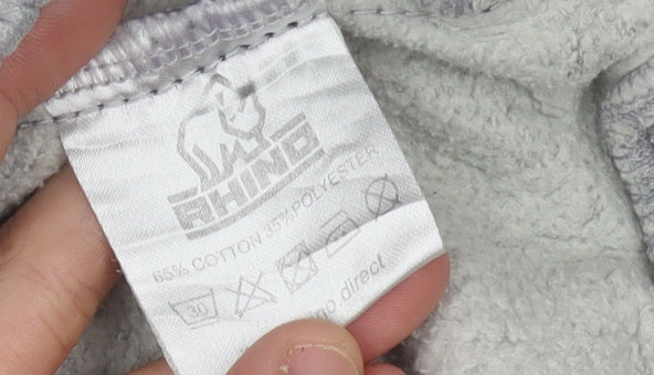 Rhino Skin Men's Grey Sweat Shorts M Elastic Waist