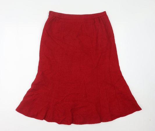 Eastex Women's Red Flare Skirt Size 12