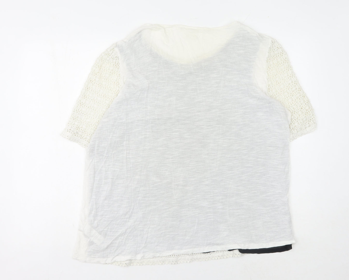Womens UK Size 20 NEXT White Basic Blouse