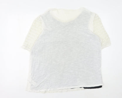 Womens UK Size 20 NEXT White Basic Blouse