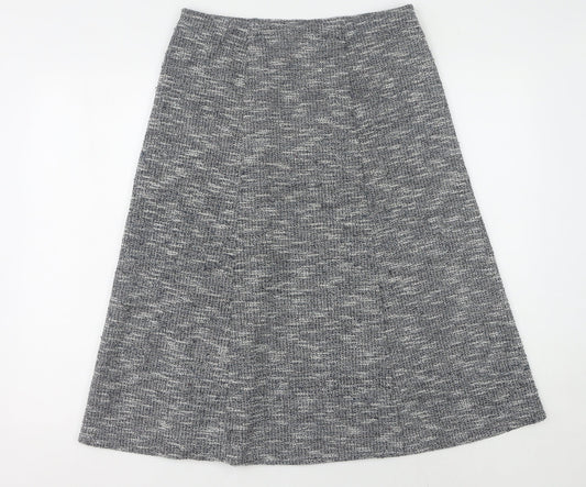 Marks and Spencer Women's A-Line Grey Skirt Size 12