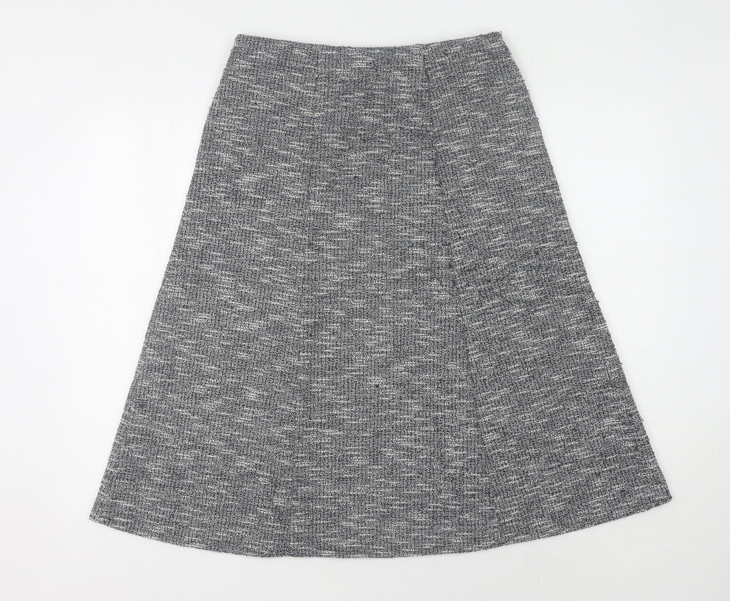 Marks and Spencer Women's A-Line Grey Skirt Size 12