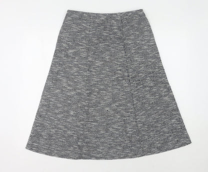 Marks and Spencer Women's A-Line Grey Skirt Size 12