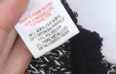 Womens UK Size S Wallis Black Cardigan Jumper