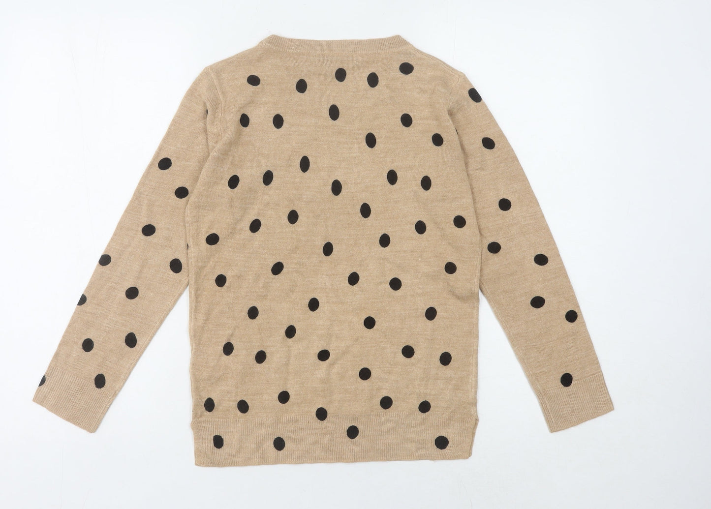 Womens UK Size 6 Marks and Spencer Beige Pullover Jumper