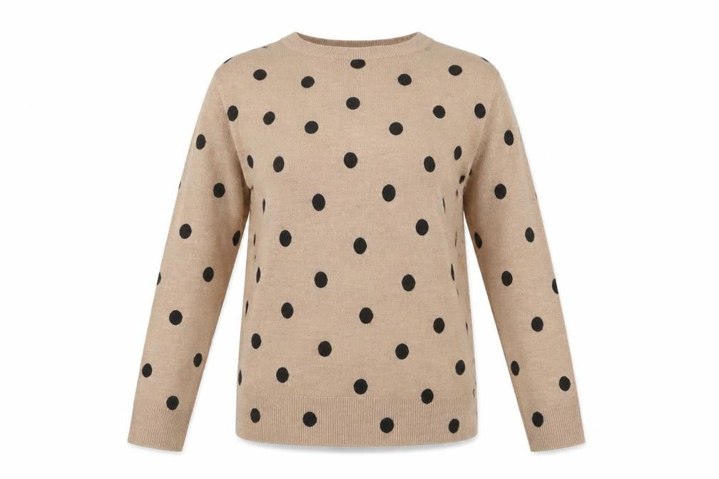 Womens UK Size 6 Marks and Spencer Beige Pullover Jumper