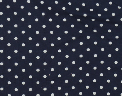 Laura Ashley Women’s Blue Polka Dot Sweatshirt Size 10