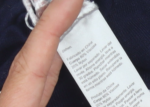 Classic Women's Multicoloured Striped Jumper Size 14