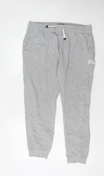 Tokyo Laundry Men's Grey Jogger Trousers Large