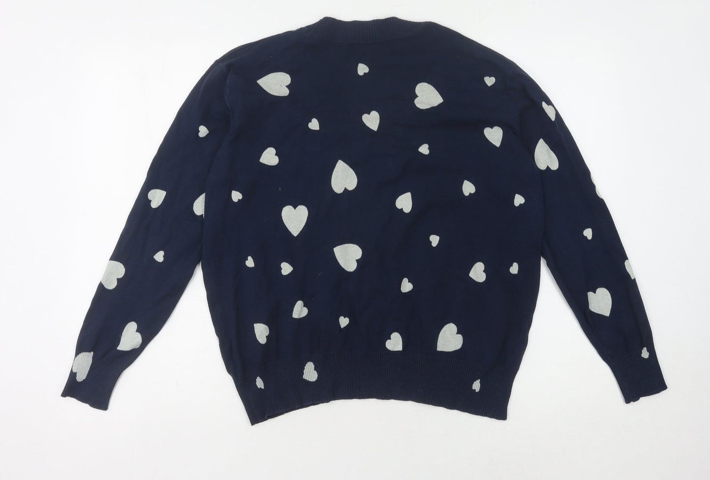 Womens UK Size M Marks and Spencer Blue Pullover Jumper