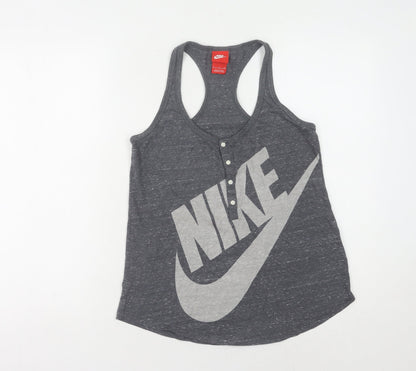 Nike Women's Grey Tank Top - Size S - Lightweight