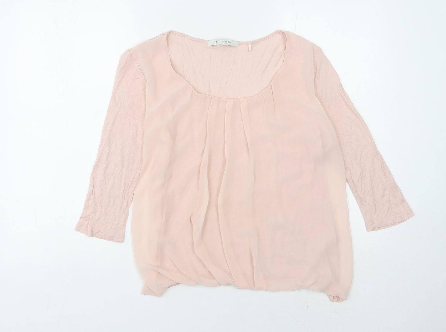 Womens UK Size 12 monari Pink  Blouse