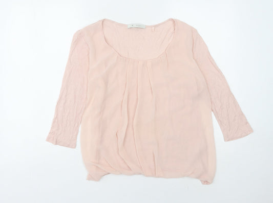 Womens UK Size 12 monari Pink  Blouse