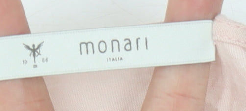 Womens UK Size 12 monari Pink  Blouse