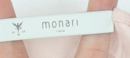 Womens UK Size 12 monari Pink  Blouse
