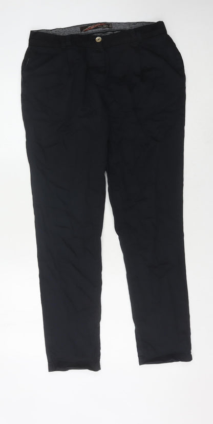 Zara Men's Black Trousers Size 38