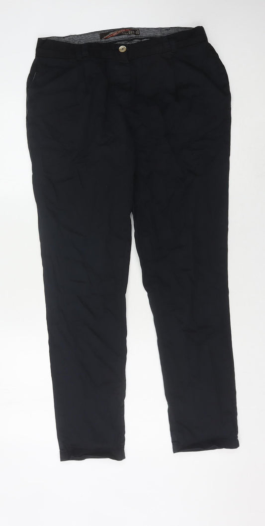 Zara Men's Black Trousers Size 38