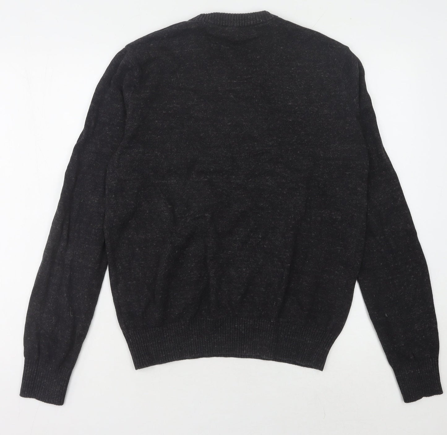 GAP Men's Black Cotton Pullover Jumper L