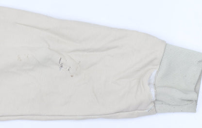 Axwear Beige Pullover Hoodie Men's 2XL with Logo