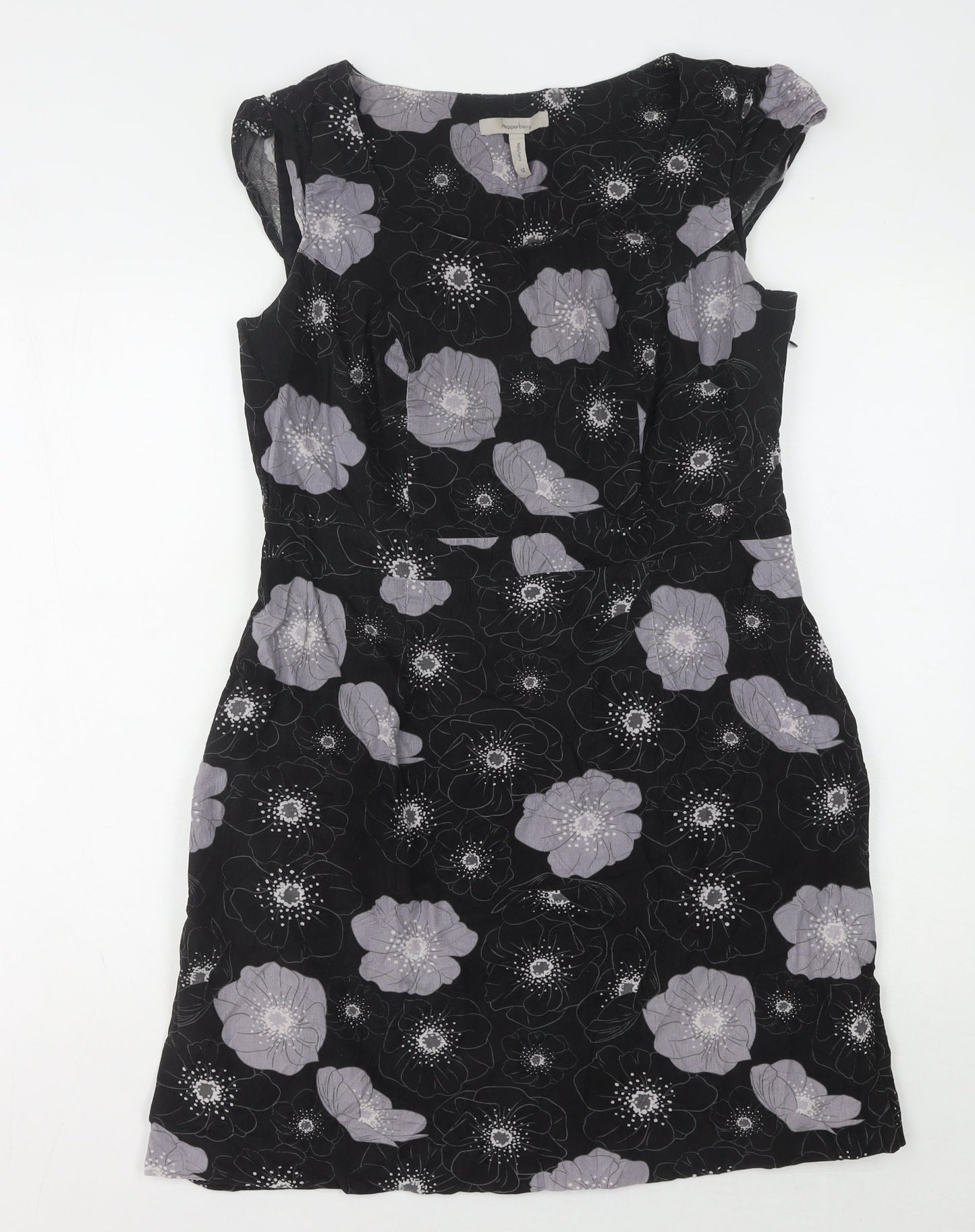 Pepperberry Women's Black Floral Dress Size 12