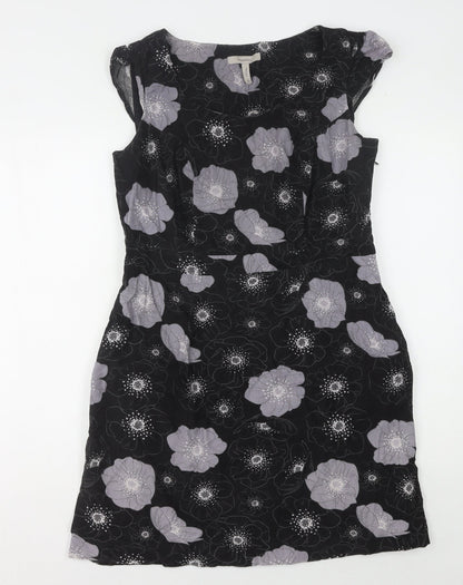 Pepperberry Women's Black Floral Dress Size 12