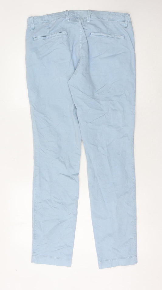 GAP Men's Blue Chino Trousers, M, Regular Fit
