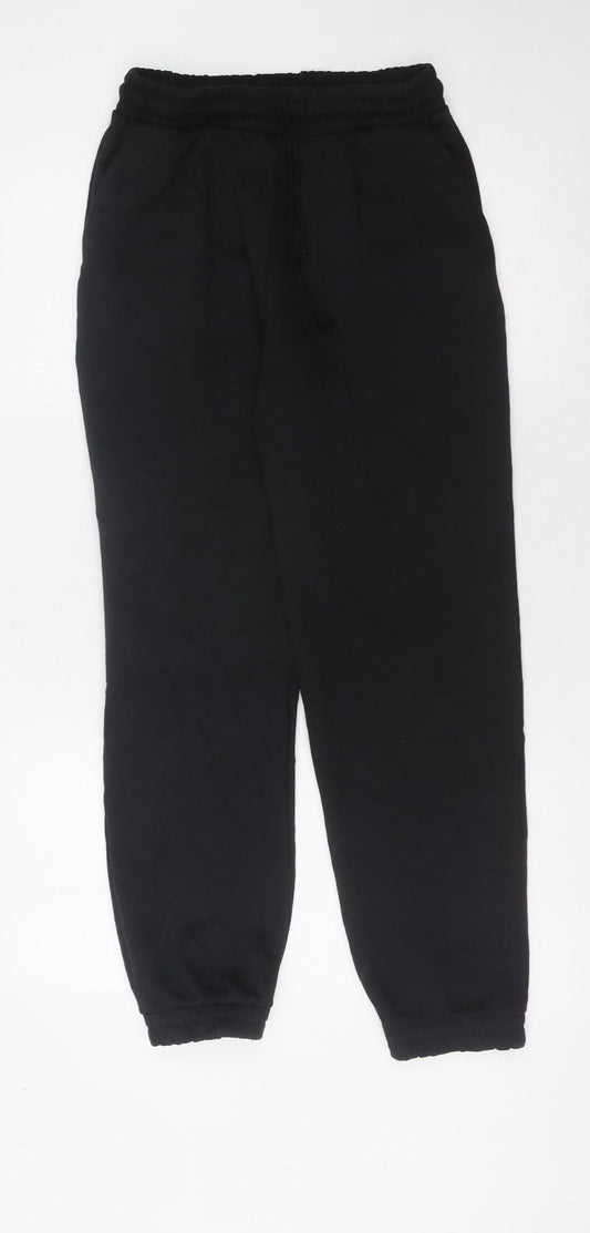 Zara Women's Black Jogger Trousers, Size M