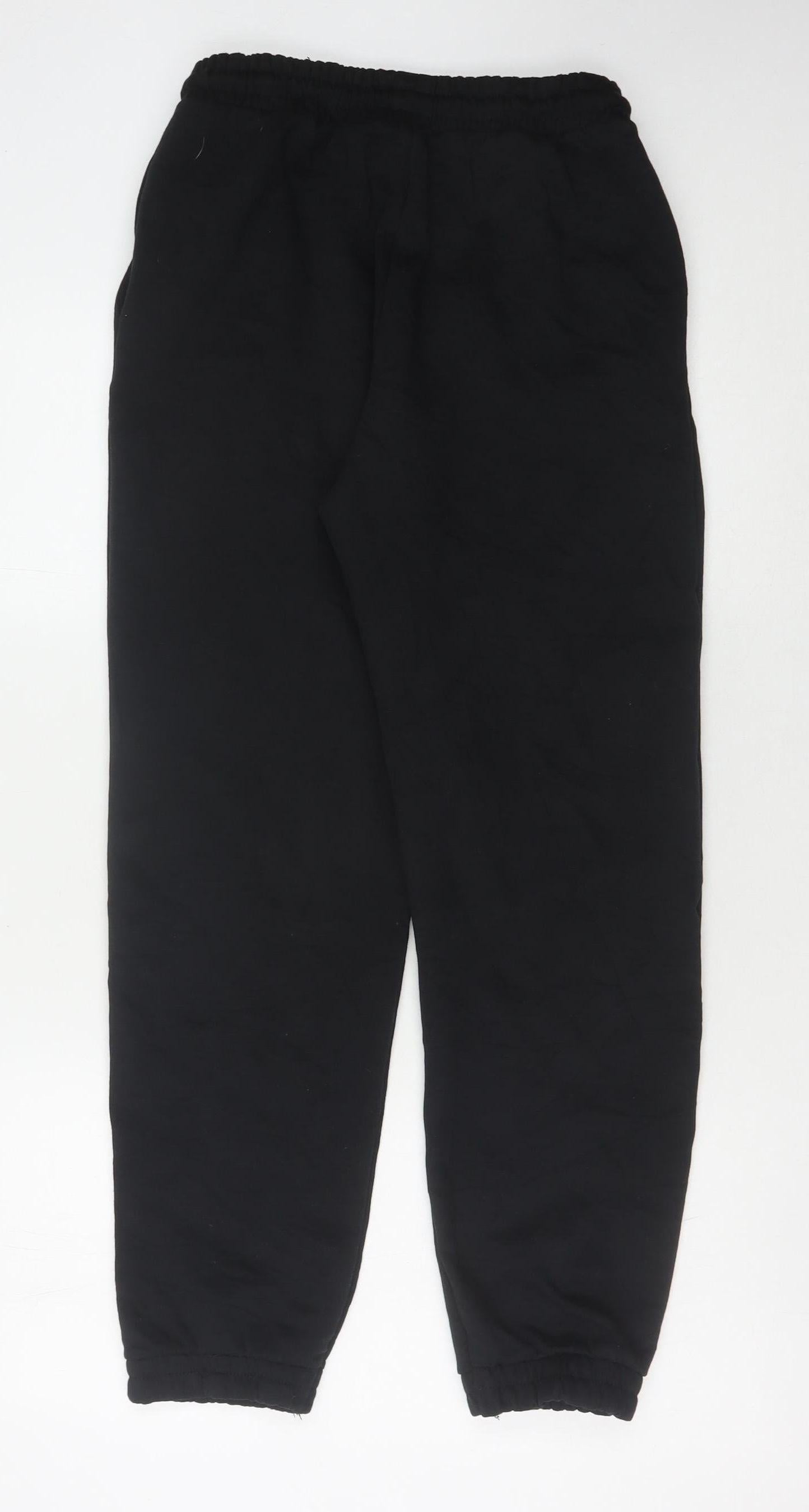 Zara Women's Black Jogger Trousers, Size M
