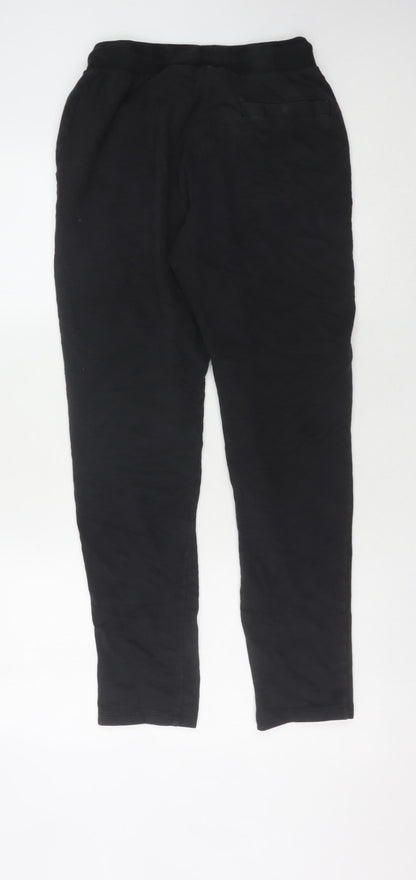 Womens UK Size S adidas Regular Fit Jogger Black Trousers