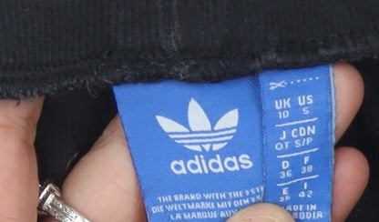 Womens UK Size S adidas Regular Fit Jogger Black Trousers