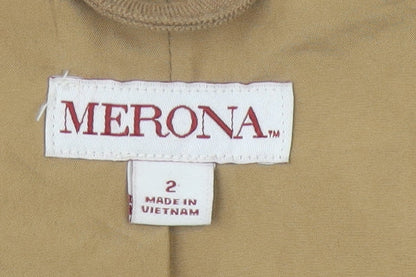 Womens UK Size 2 Merona Brown Basic Jacket