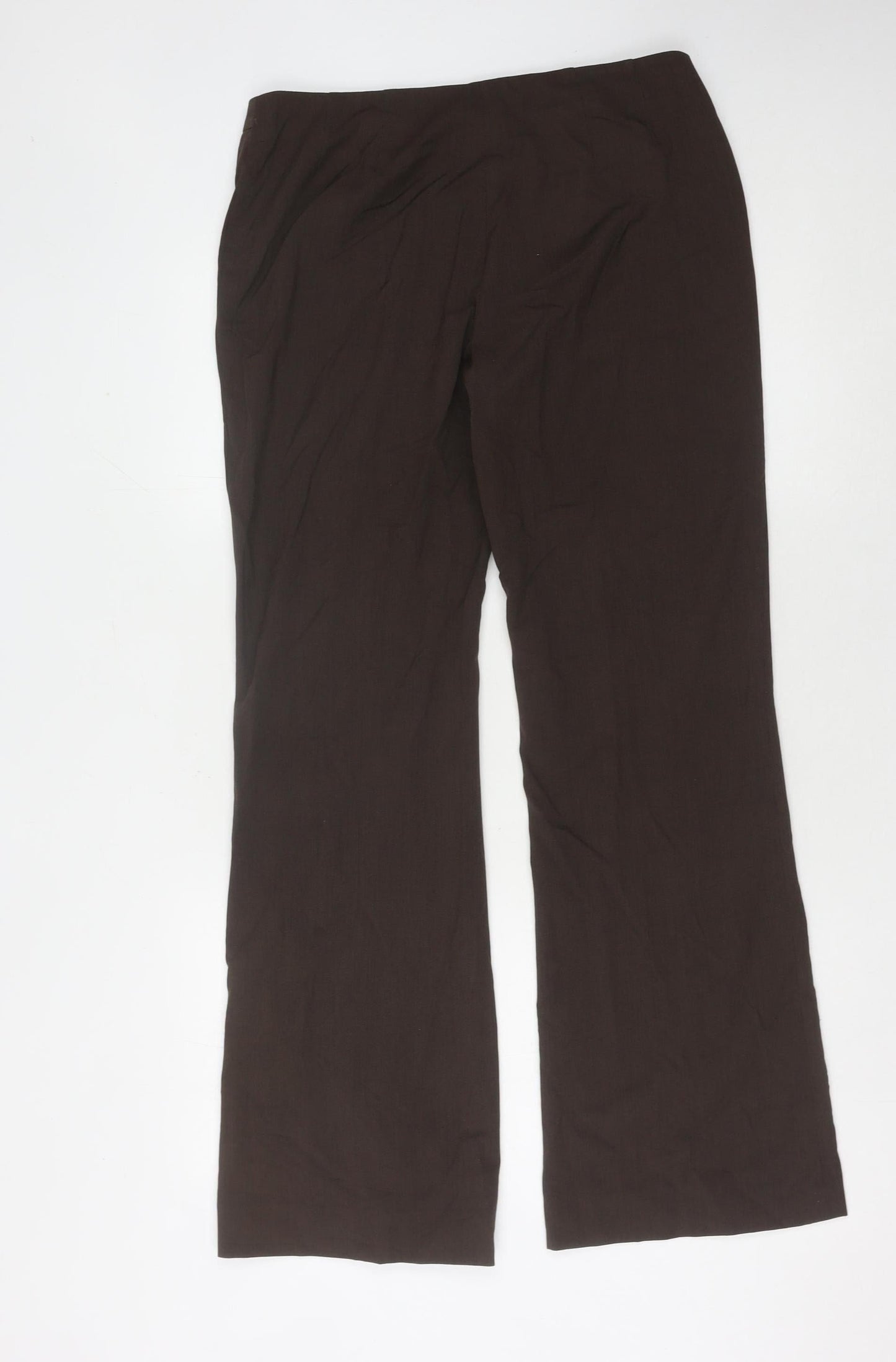 Autonomy Women's Brown Flared Trousers Size 12