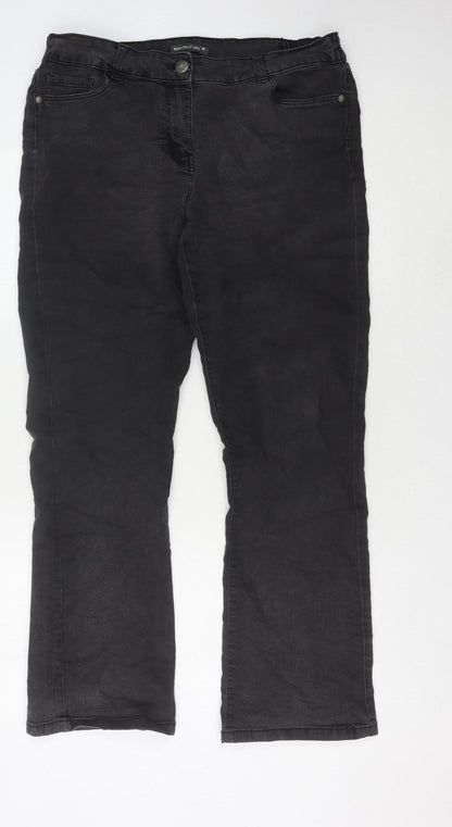 Bonmarché Women's Black Size 16 Jeans