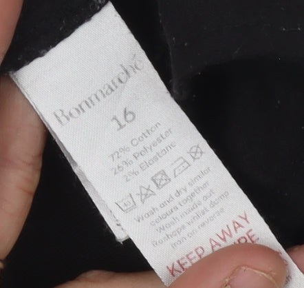 Bonmarché Women's Black Size 16 Jeans