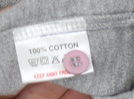 Punch Men’s Grey Polo Shirt XL Collared Solid Sportswear