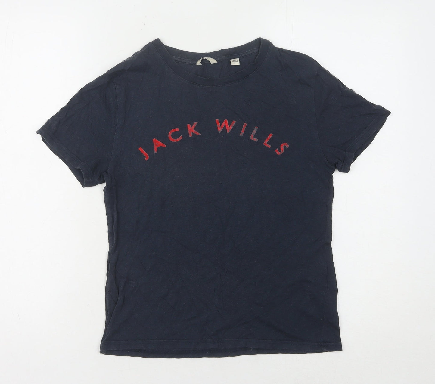 Jack Wills Women's Blue T-Shirt Size 12