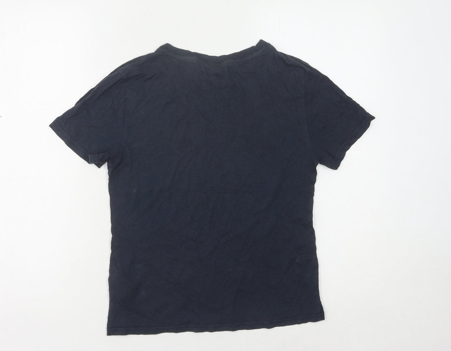 Jack Wills Women's Blue T-Shirt Size 12