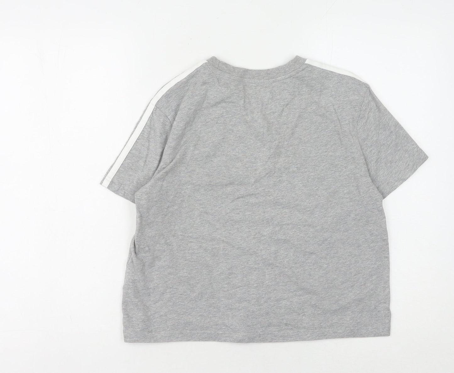 Womens UK Size S adidas Grey Basic T-Shirt