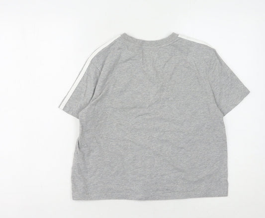 Womens UK Size S adidas Grey Basic T-Shirt