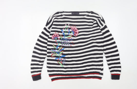 Womens UK Size M Marks and Spencer Multicoloured Pullover Jumper