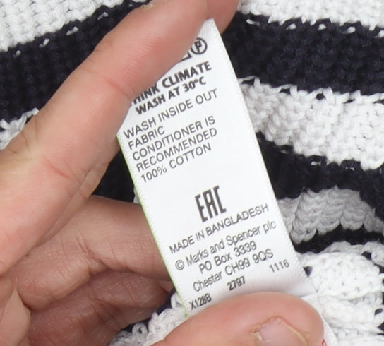 Womens UK Size M Marks and Spencer Multicoloured Pullover Jumper
