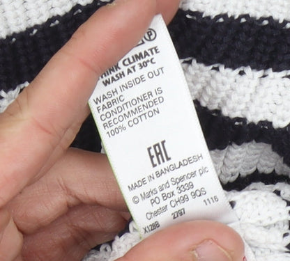 Womens UK Size M Marks and Spencer Multicoloured Pullover Jumper