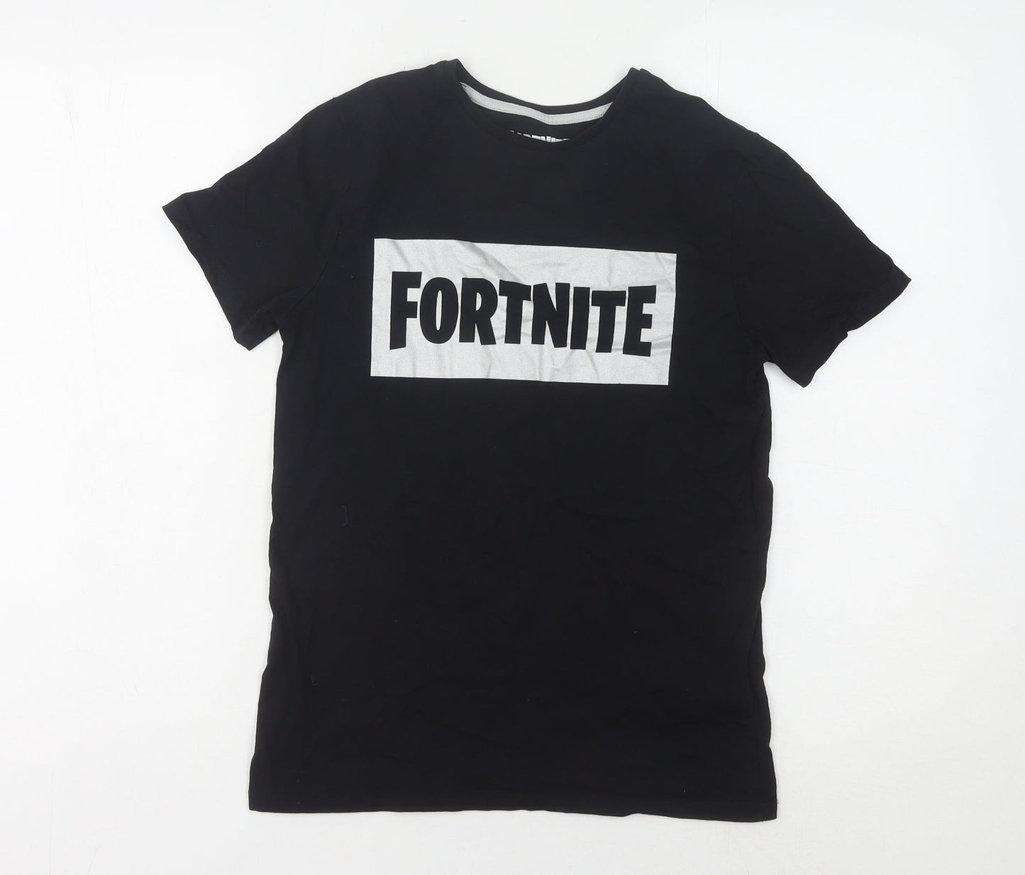 Primark Men's Black Fortnite T-Shirt, Medium, Graphic