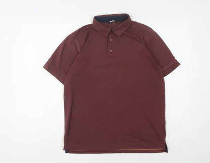 Rohan Men's Red Short Sleeve Polo Shirt, Size Small