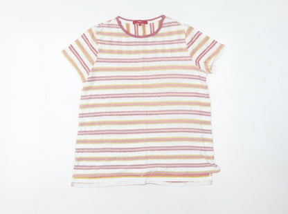 Womens UK Size 10 NEXT Multicoloured Basic T-Shirt