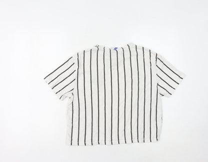 Unisex Adults UK Size S NASA White Basic T-Shirt